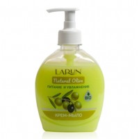 LARUN Natural olive Жидкое крем-мыло Питание и увлажнение 300мл